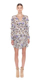 Piper Silk Print Ribbon Blouse