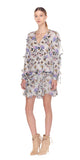Piper Silk Print Ribbon Blouse