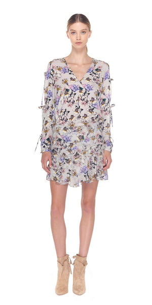 Pamela Silk Print Skirt
