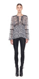 Bella Silk Print Blouse