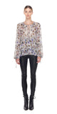 Bella Silk Print Blouse