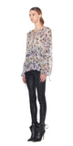 Bella Silk Print Blouse