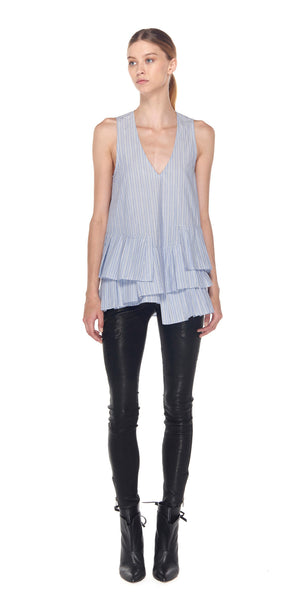 Frankie Stripe V-Neck Top