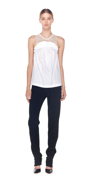 Mercer Cotton & Lace Shell