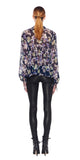 Cassie Silk Print Blouse