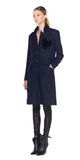 Jacob Pinstripe Heart Overcoat