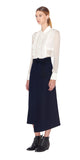 Lorna Pinstripe Wrap Skirt