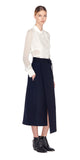 Lorna Pinstripe Wrap Skirt