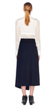 Lorna Pinstripe Wrap Skirt