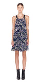 Karina Silk Print Mini Dress