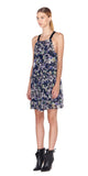 Karina Silk Print Mini Dress