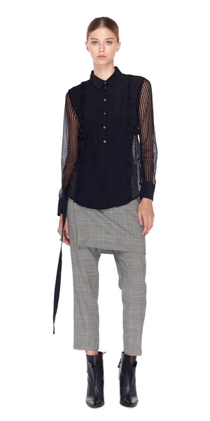 Willow Flocked Blouse