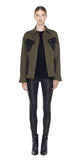 Sadie Canvas & Leather Jacket
