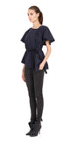 Lorie Pinstripe Top