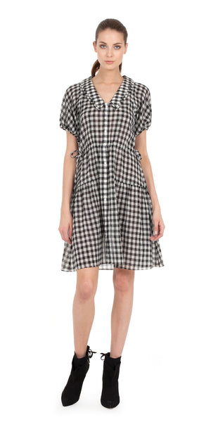 Clarice Gingham Dress